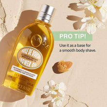 Load image into Gallery viewer, Cleansing And Softening Refillable Shower Oil With Almond Oil