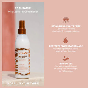 25 Miracle Milk Heat Protectant Leave-In Conditioner