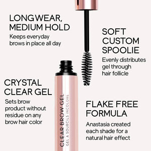 Clear Brow Gel Flexible Medium-Hold Eyebrow Setter