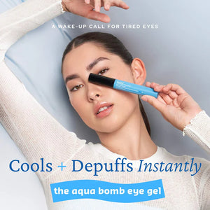 Aqua Bomb Depuffing Eye Gel with Caffeine + Hyaluronic Acid