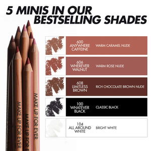 Mini Artist Color Pencil Lipliner & Eyeliner Kit